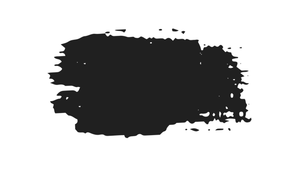 black staine brush, grunge banner, hand drawn splash. Grunge badge brush, hand drawn black png