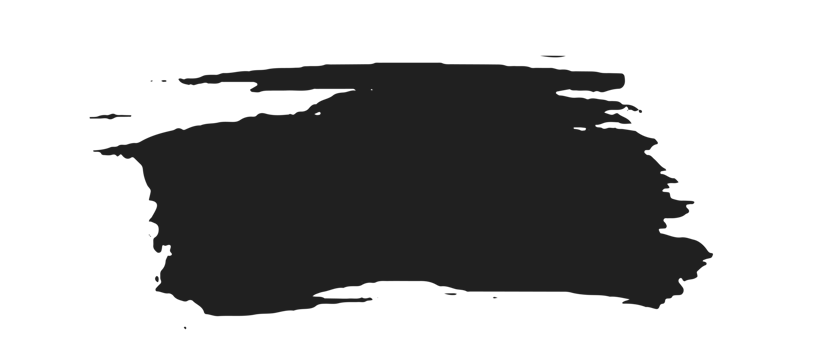 black staine brush, grunge banner, hand drawn splash. Grunge badge brush, hand drawn black png