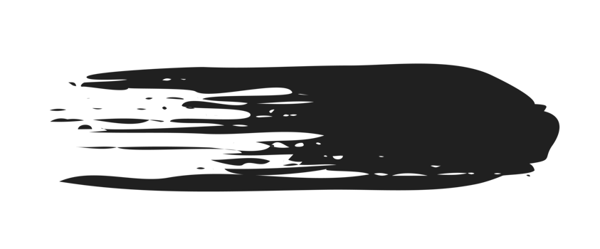 black staine brush, grunge banner, hand drawn splash. Grunge badge brush, hand drawn black png