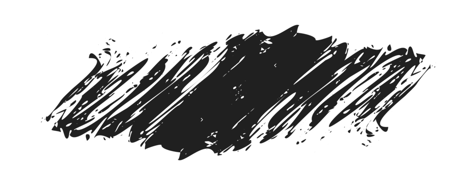 black staine brush, grunge banner, hand drawn splash. Grunge badge brush, hand drawn black png