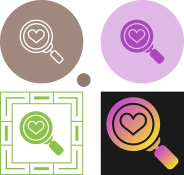 Find Love Vector Icon
