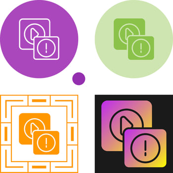 Error Vector Icon
