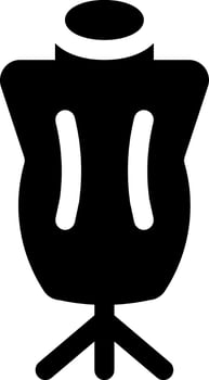 this icon or logo fashion icon or other where everything related to fashion, equipment and others or design application software vector