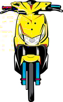 The art of modifying motorbikes vector
