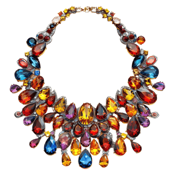 AI generated 3D Rendering of a Indian Traditional Jewelry on Transparent Background - Ai Generated png
