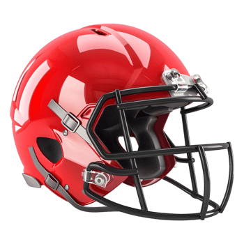 AI generated 3D Rendering of a Cricket or Baseball Safety Helmet on Transparent Background - Ai Generated png