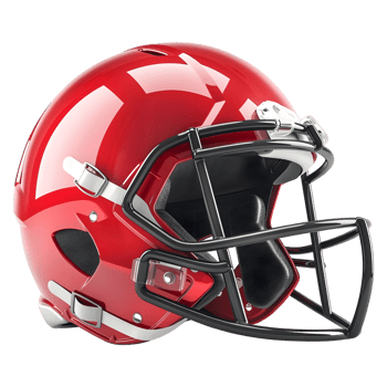 AI generated 3D Rendering of a Cricket or Baseball Safety Helmet on Transparent Background - Ai Generated png
