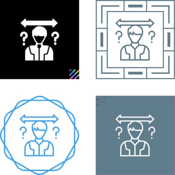 Uncertainty Vector Icon