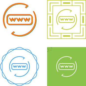 Domain Renewal Vector Icon