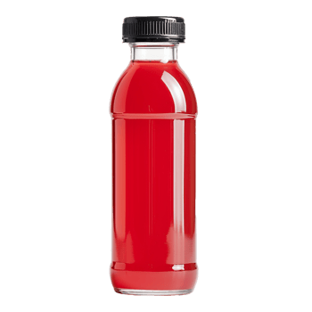 AI generated Juice bottle png isolated on transparent background