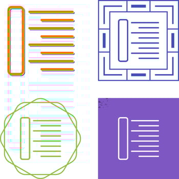 Align Vector Icon