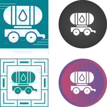 Tanker Truck Vector Icon
