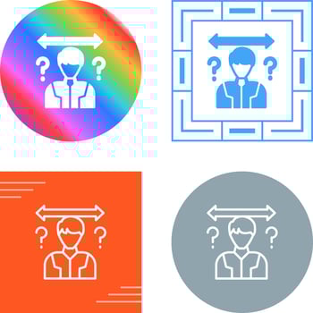 Uncertainty Vector Icon