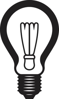 Modern Illumination Black Bulb Sleek Indulgence Black Cake vector