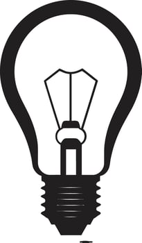 The Art of Lighting Black Bulb Symbolization Visual Radiance Black Bulb vector