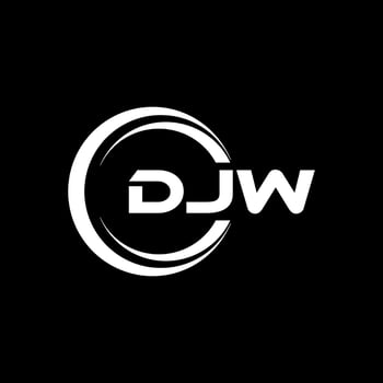 DJW Letter Logo Design, Inspiration for a Unique Identity. Modern Elegance and Creative Design. Watermark Your Success with the Striking this Logo. vector