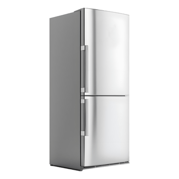 AI generated 3D Rendering of a Refrigerator or Fridge on Transparent Background - Ai Generated png
