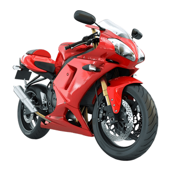 AI generated 3D Rendering of a Racing Bike on Transparent Background - Ai Generated png