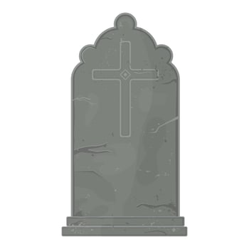 Vector cemetery tombstone in cartVector illustration of a cemetery tombstone in cartoon style. Grave crosses and monumentsoon style. Grave crosses and monuments