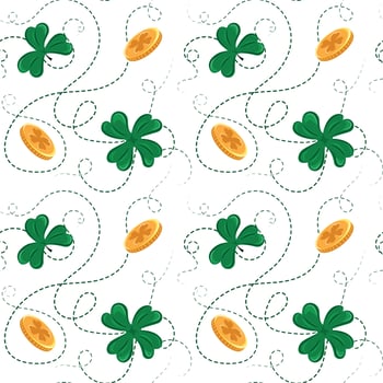 Fun and colorful St. Patrick's Day patterns vector