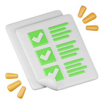 checklist 3d icon illustration png