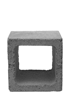 concrete block on cutout background png