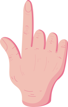 hand pose pointing direction png