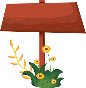 wooden plank with green grass png
