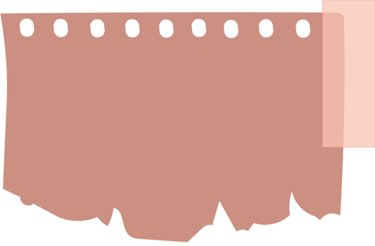 Taped office memo paper png