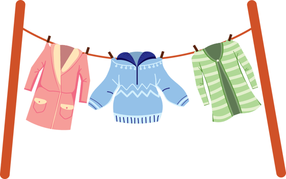 Underwear apparel clothesline png