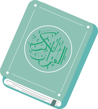 Simple Qur'an Flat Illustration png