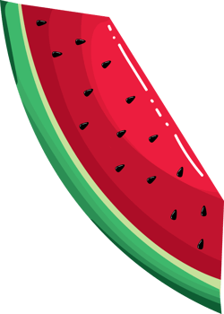 Slices of watermelon png
