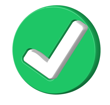 3d checklist sign icon checkmark, agreement, approved png