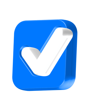 3d checklist sign icon checkmark, agreement, approved png