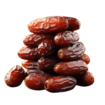AI generated Concept of sweet and tasty food - dates, isolated on Transparent background png
