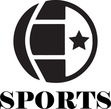 Sport logo vector black color 18
