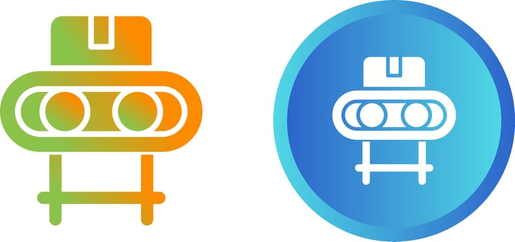 Conveyor belt Vector Icon
