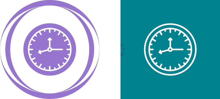 Clock Vector Icon