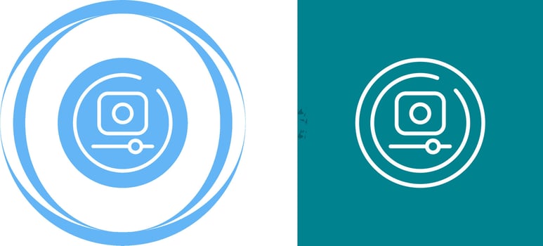 Video Record Circle Vector Icon