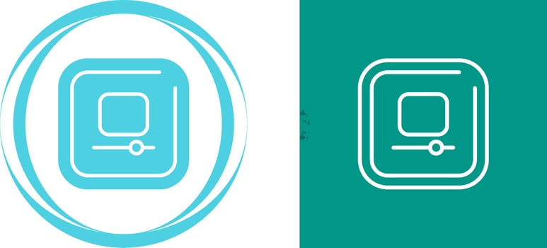 Video Stop Square Vector Icon