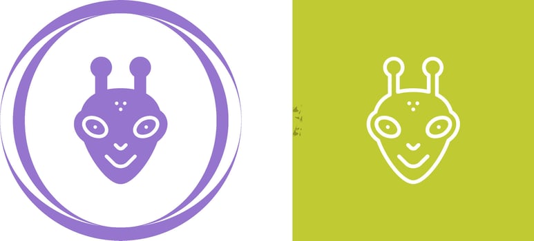 Alien Vector Icon