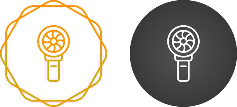 Portable fan Vector Icon