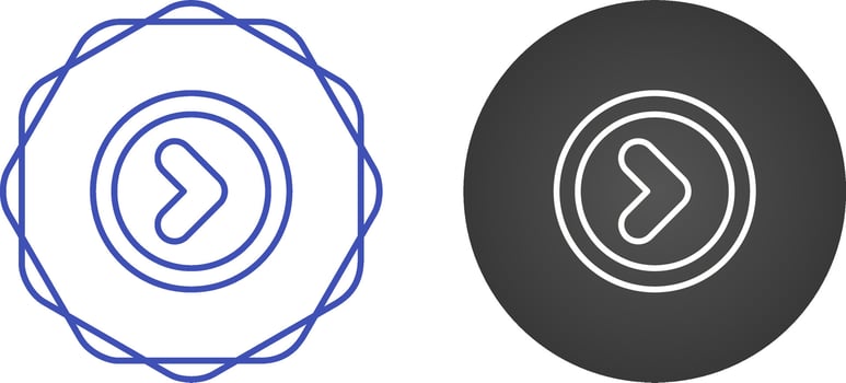 Angle Right Vector Icon