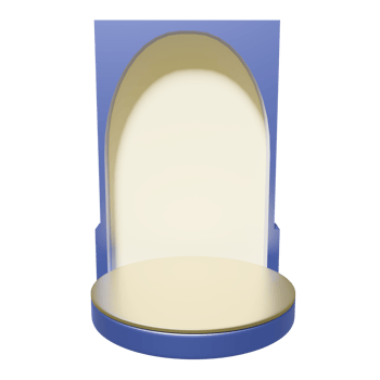 3D Shinning Podium Illustration png