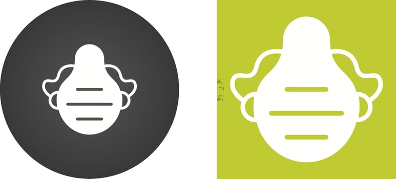 Dust mask Vector Icon