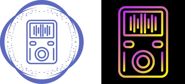 MP3 Player Vector Icon