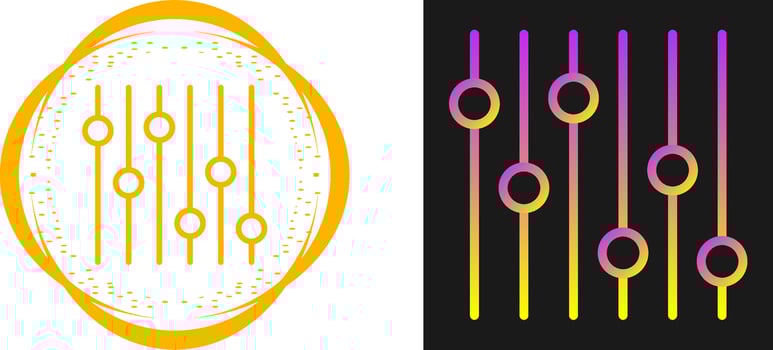 Sliders Vector Icon
