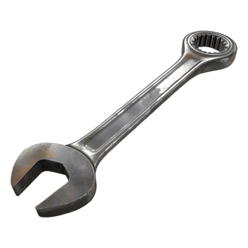 AI generated Mechanic Spanner on Transparent background - Ai Generated png