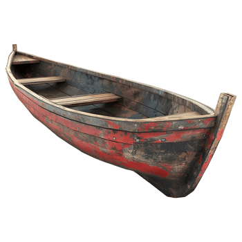 AI generated Vintage Ocean Boat or Ship on Transparent background - Ai Generated png