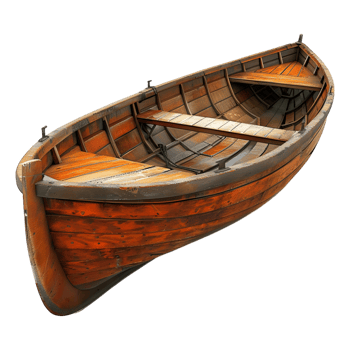 AI generated Vintage Ocean Boat or Ship on Transparent background - Ai Generated png